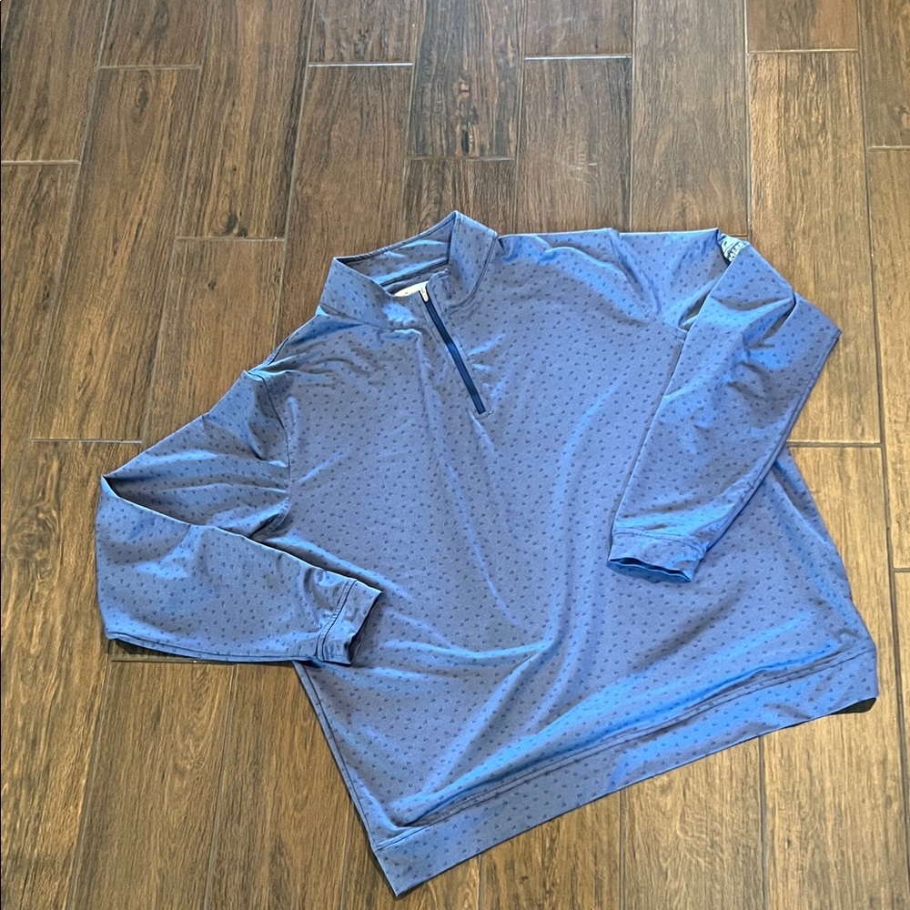 Peter Millar Periwinkle Quarter-Zip Pullover